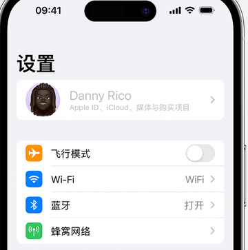 来安appleID维修服务iPhone设置中Apple ID显示为灰色无法使用 